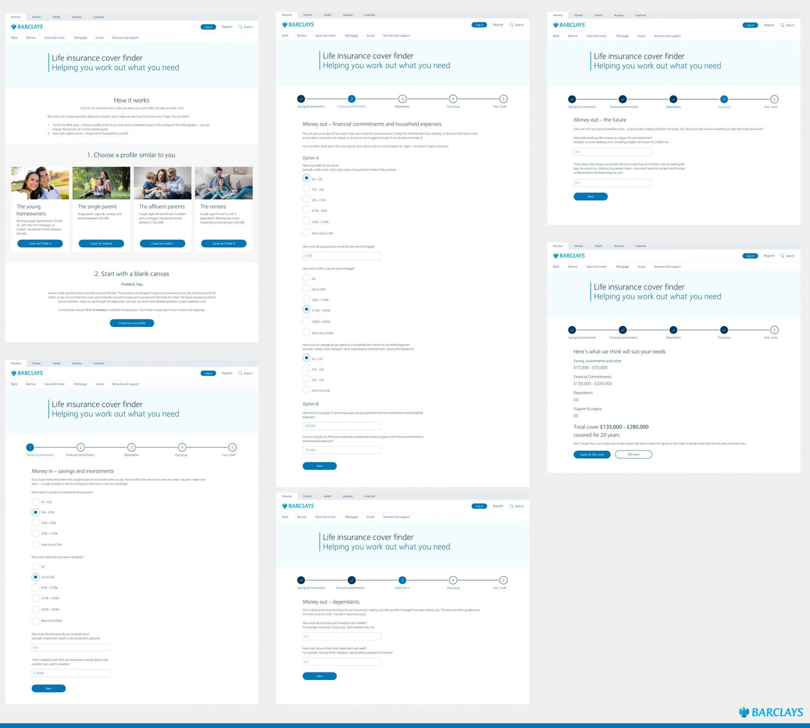 Barclays CC - Cover Finder Desktop Prototype