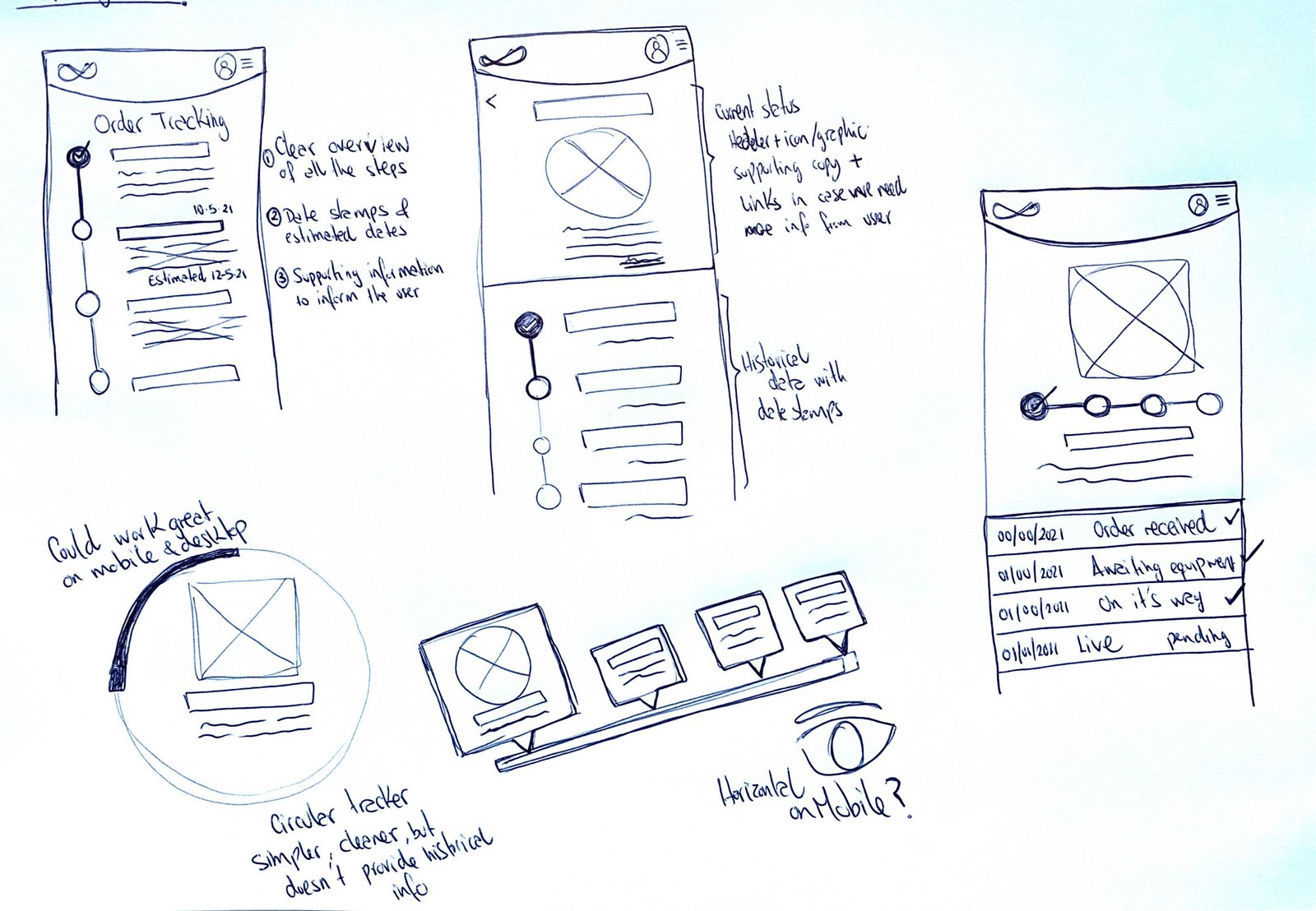 VM Order Tracker HandDrawn Exploration02